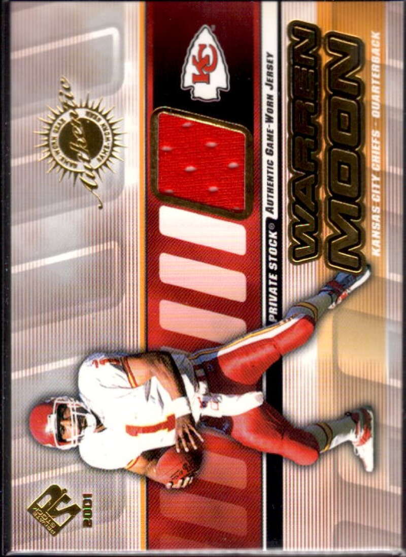 : 2001 Private Stock Warren Moon #81 NM Near Mint MEM :  Collectibles & Fine Art