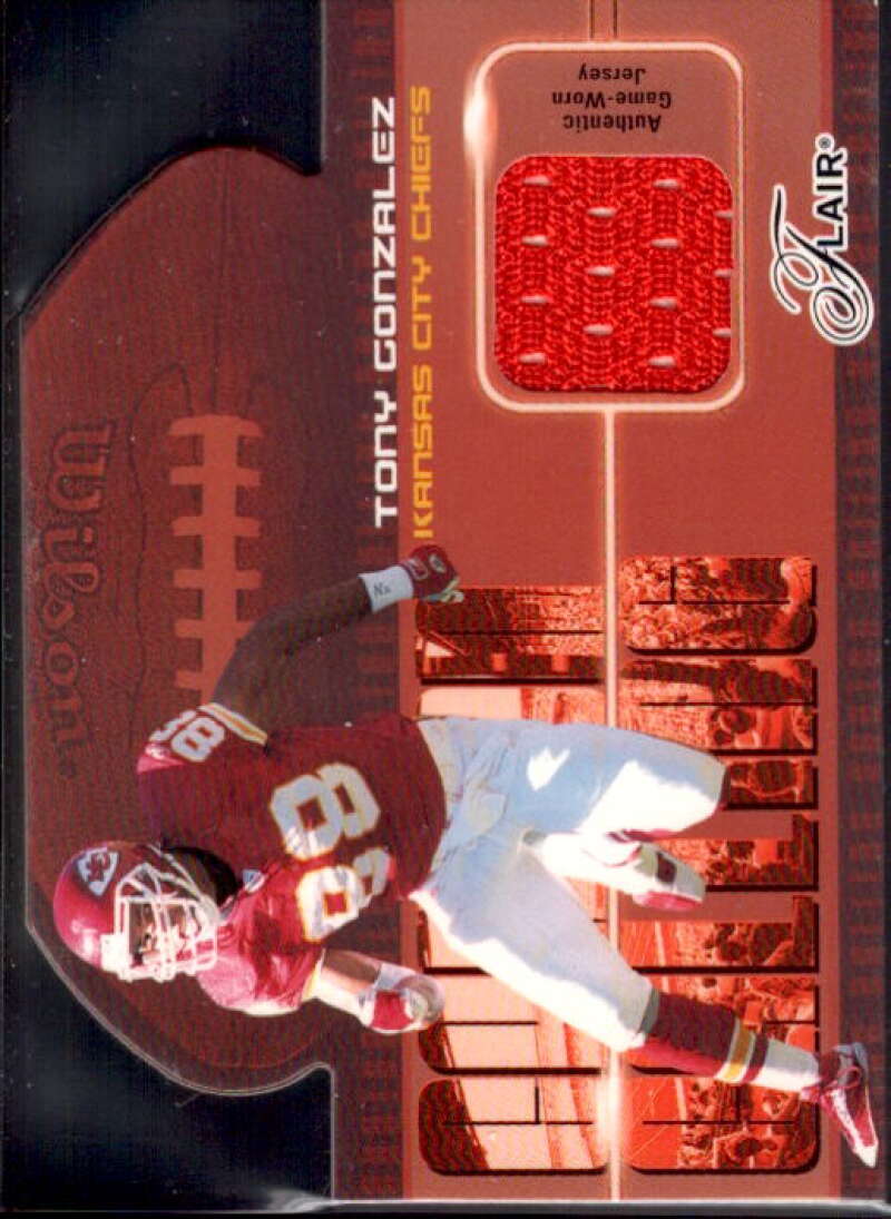 Tony Gonzalez Card 2003 Flair Canton Calling #CCTG  Image 1