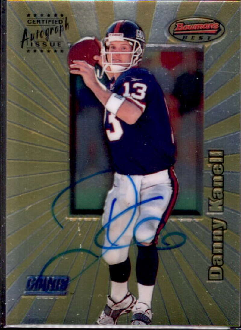 Danny Kanell Card 1998 Bowman's Best Autographs #8B  Image 1