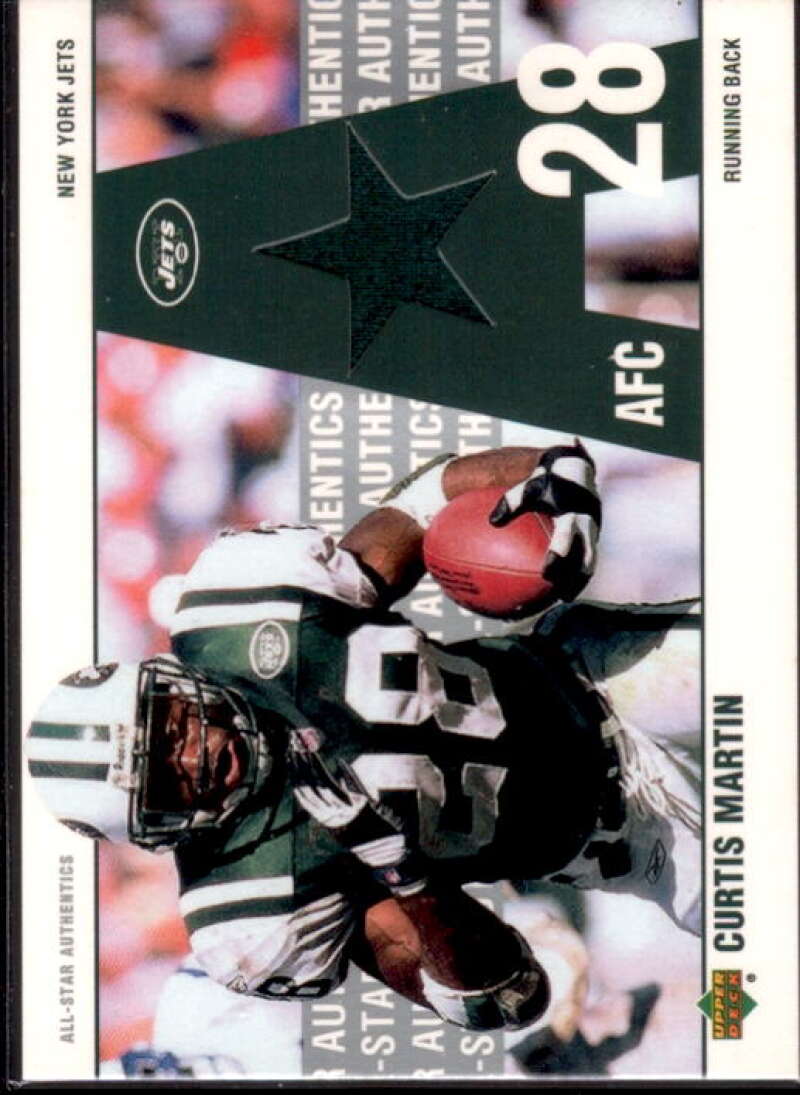 Curtis Martin Card 2002 UD Authentics All-Star Authentics #AACM  Image 1