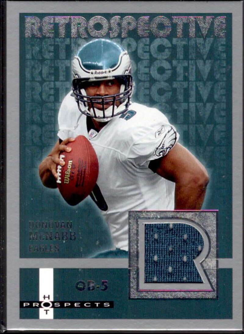 Donovan McNabb Card 2006 Hot Prospects Retrospective Jerseys #REDM  Image 1