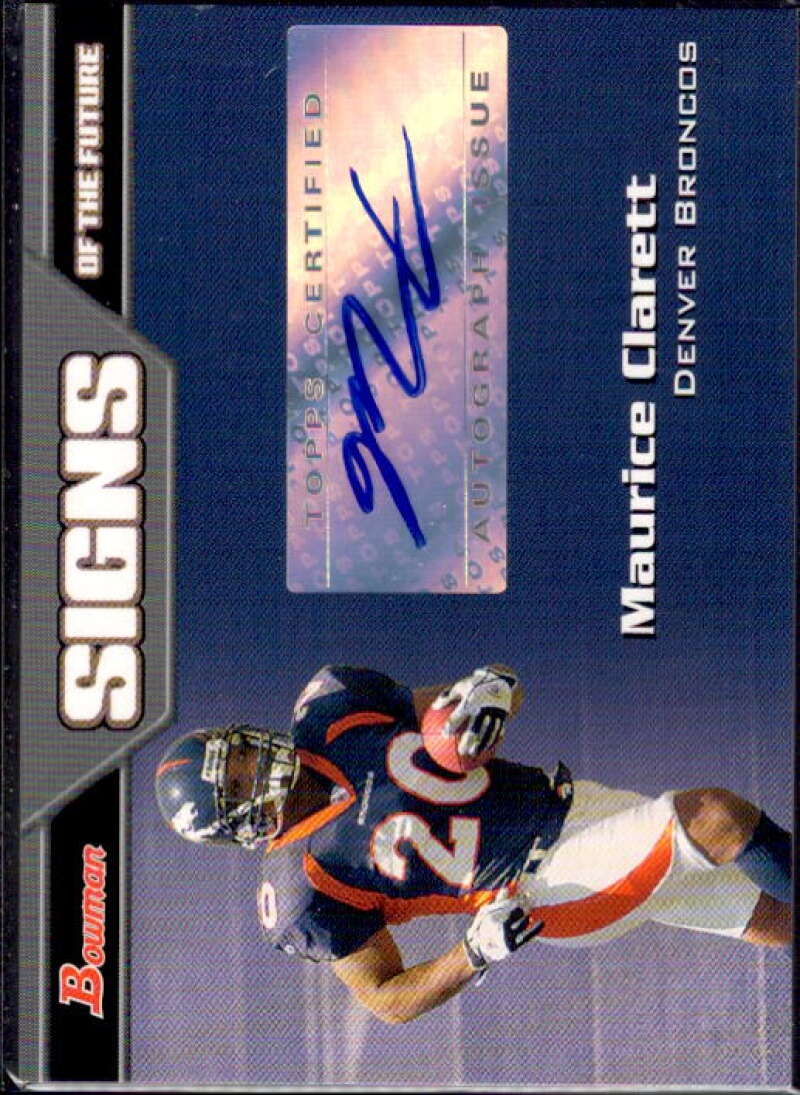 Maurice Clarett E Card 2005 Bowman Signs of the Future Autographs #SFMCL  Image 1