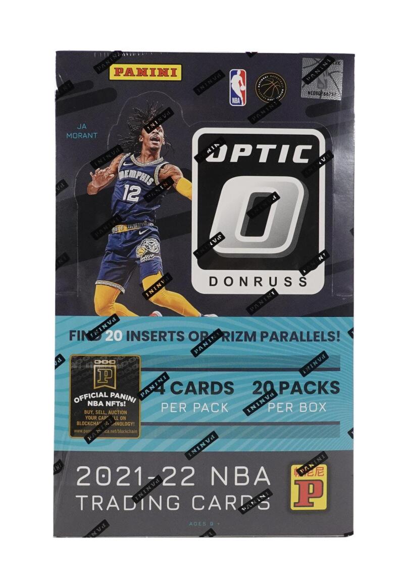 2021-22 Panini Donruss Optic Asia Tmall 12-Box Basketball Case Image 3