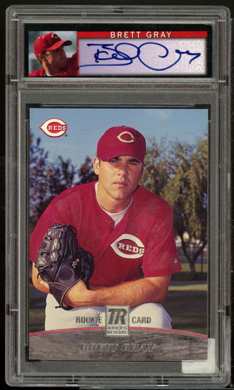 Brett Gray Rookie Card 2001 Topps Reserve #126 PSA 8 Image 1