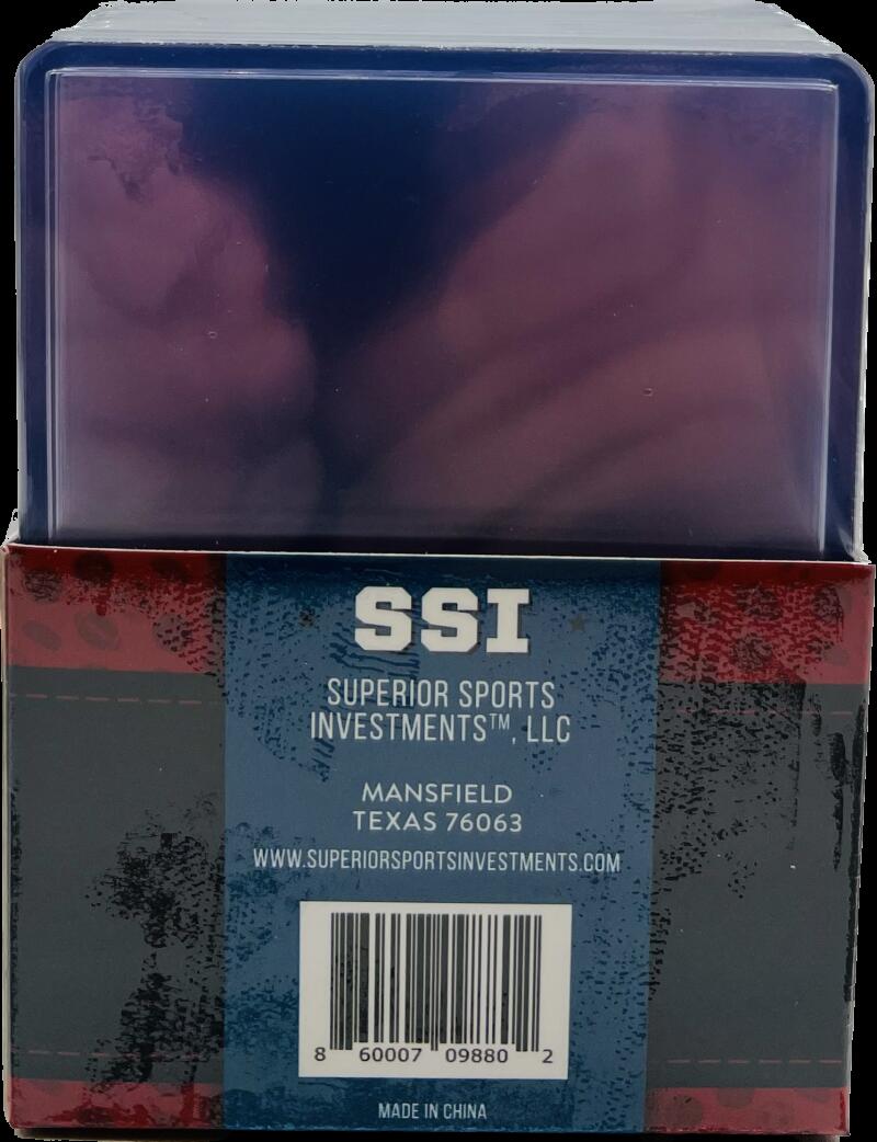 (50) Superior Sports Investments SSI Standard Sports Cards Top Loaders 2 packs Image 4