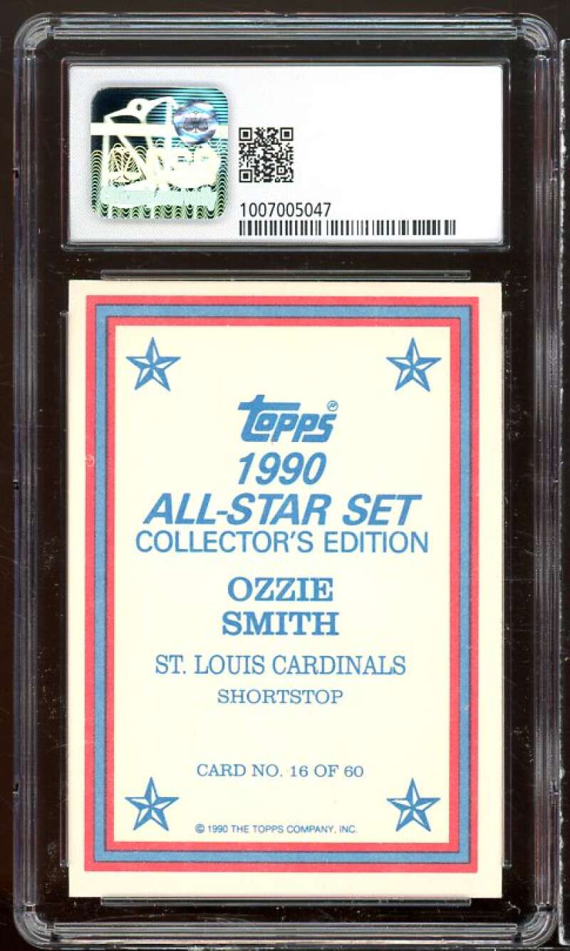 Ozzie Smith Card 1990 Topps Send-Ins #16 CSG 7 Image 2