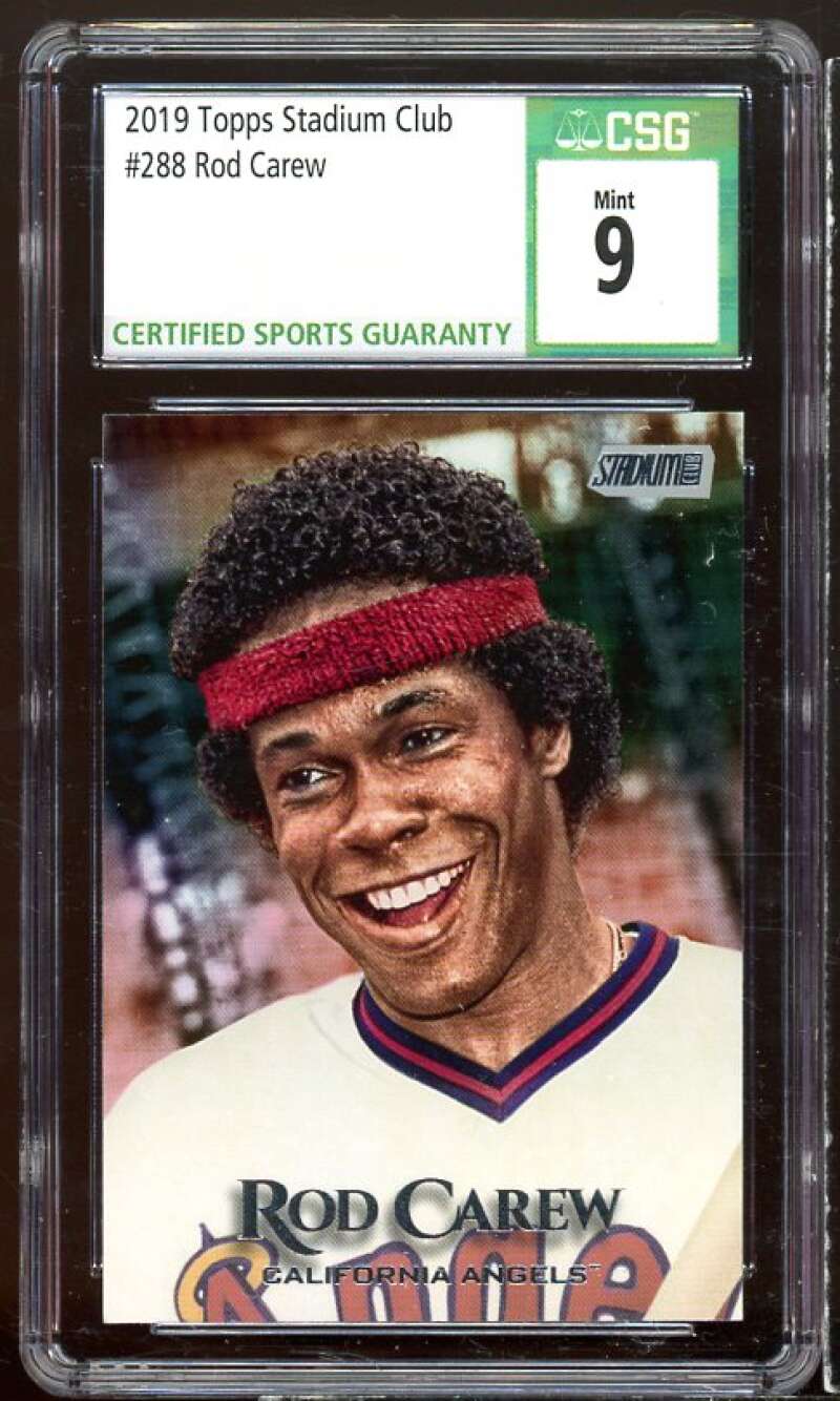 Rod Carew Card 2019 Stadium Club #288 CSG 9 Image 1