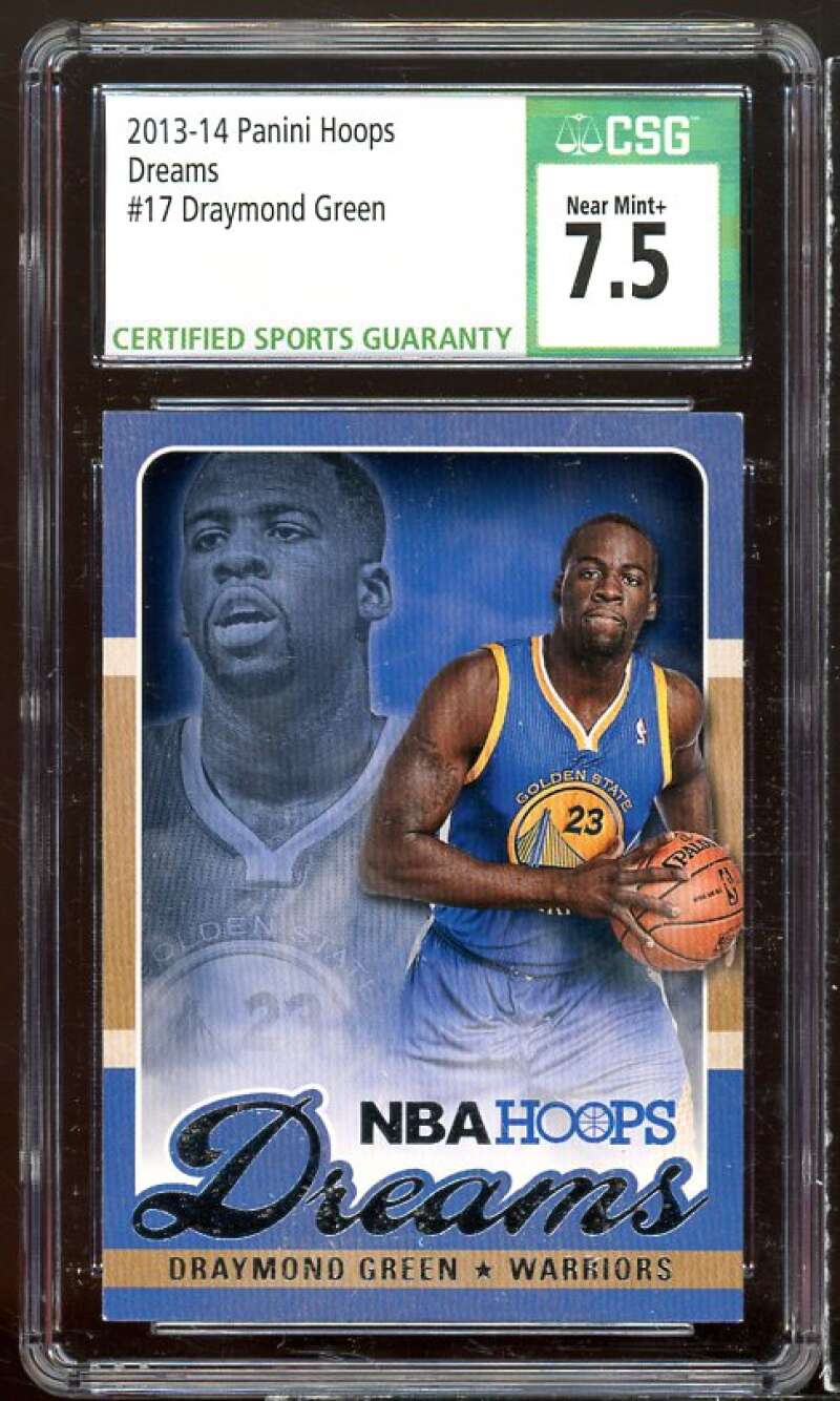 Draymond Green Card 2013-14 Hoops Dreams #17 CSG 7.5 Image 1