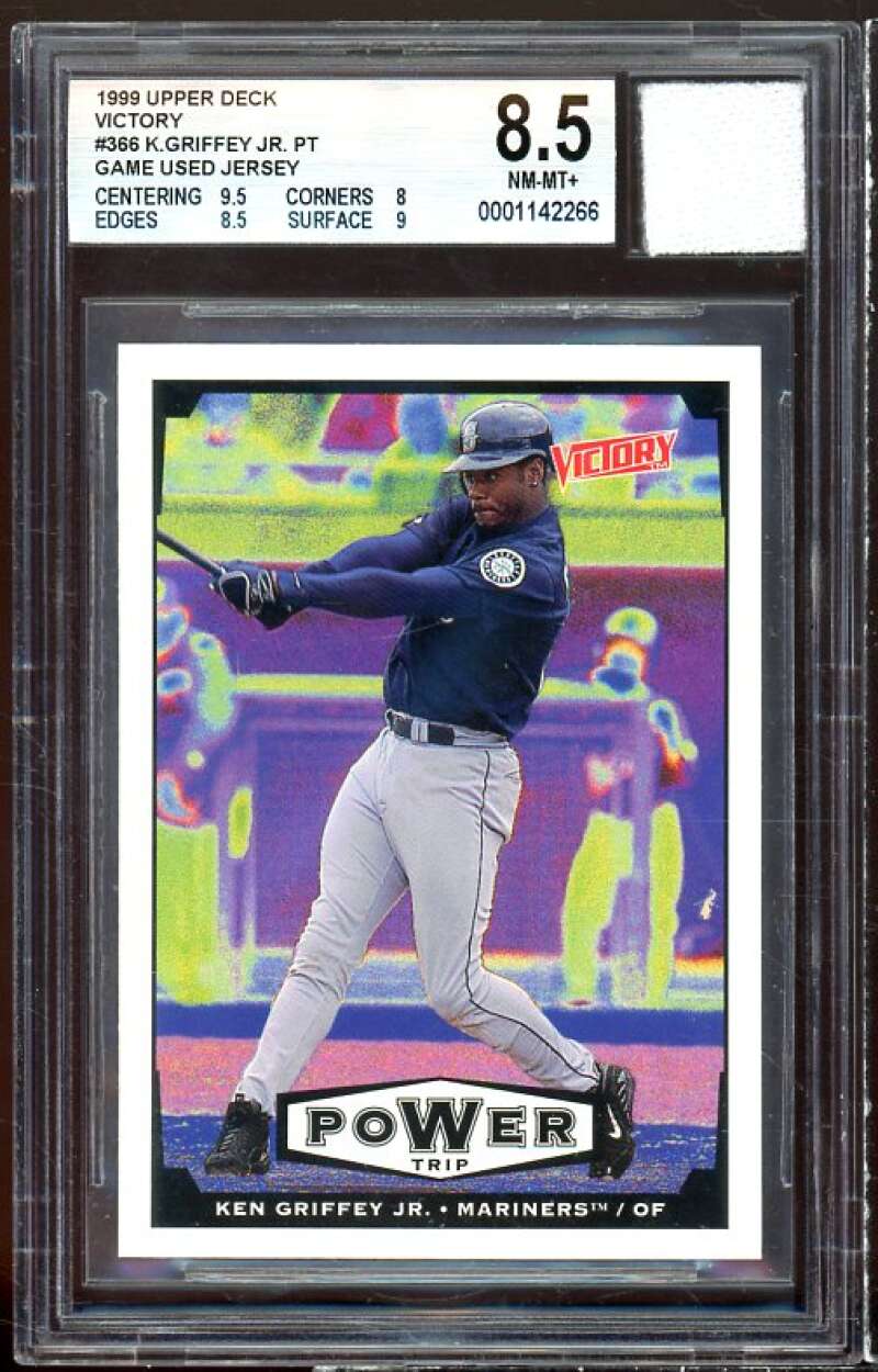 Ken Griffey Jr 1999 Upper Deck Victory Game Used Jersey BGS 8.5 (9.5 8 8.5 9) Image 1