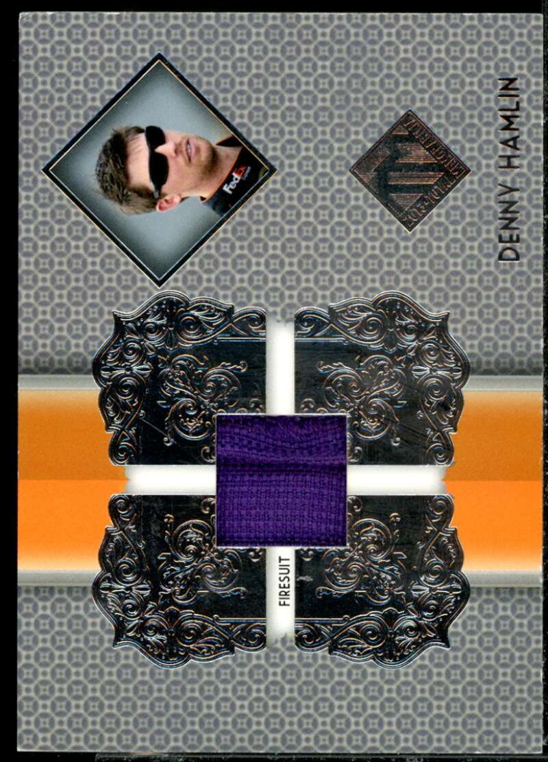 Denny Hamlin/475* Card 2013 Total Memorabilia Single Swatch Silver #TMDH  Image 1