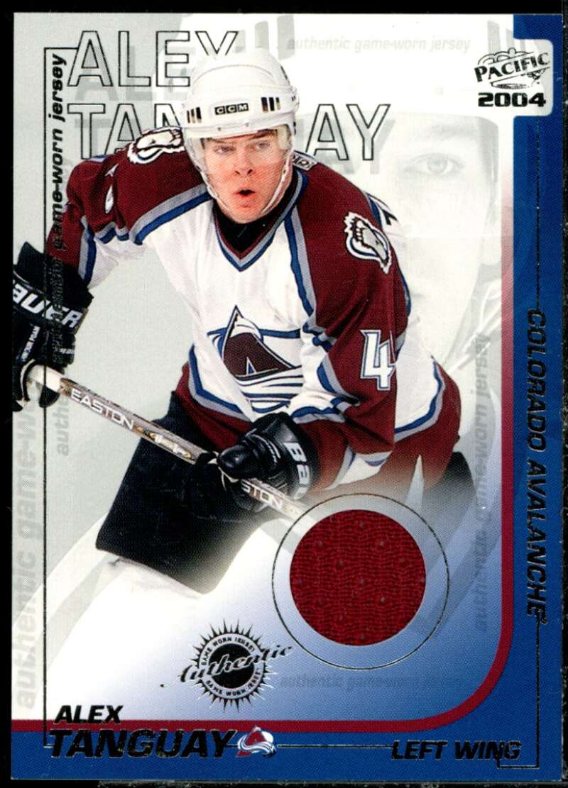 Alex Tanguay Card 2003-04 Pacific Jerseys #11  Image 1