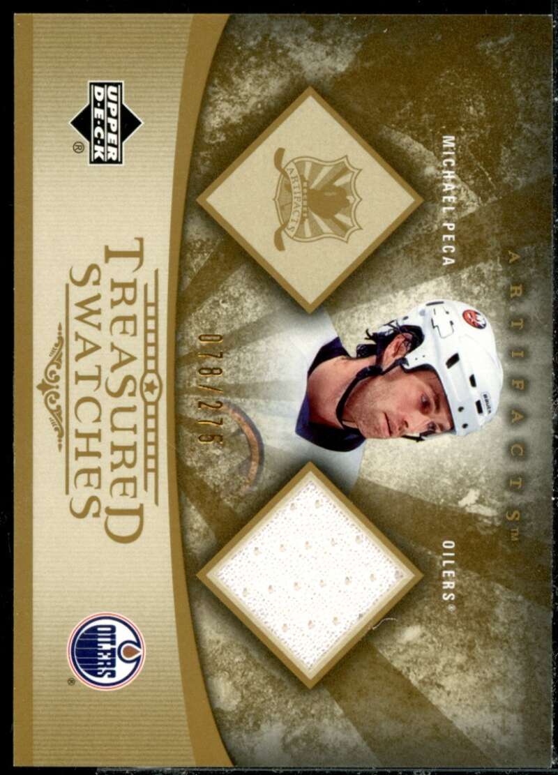 Michael Peca Card 2005-06 Artifacts Treasured Swatches #TSMP  Image 1