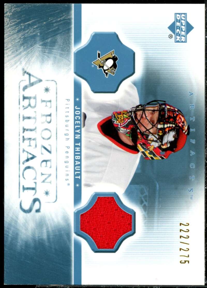 Jocelyn Thibault Card 2005-06 Artifacts Frozen Artifacts #FAJT  Image 1