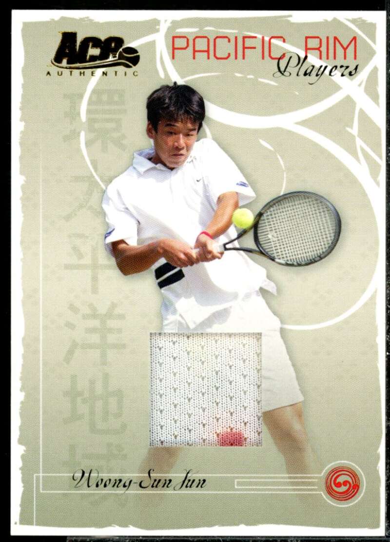 Woong-Sun Jun 2006 Ace Authentic Grand Slam Pacific Rim Players Materials #7  Image 1