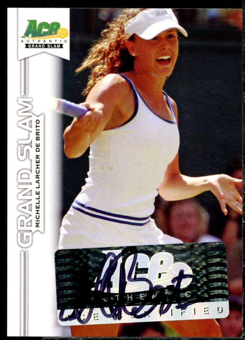 Michelle Larcher de Brito Card 2013 Ace Authentic Grand Slam #BAMLB  Image 1