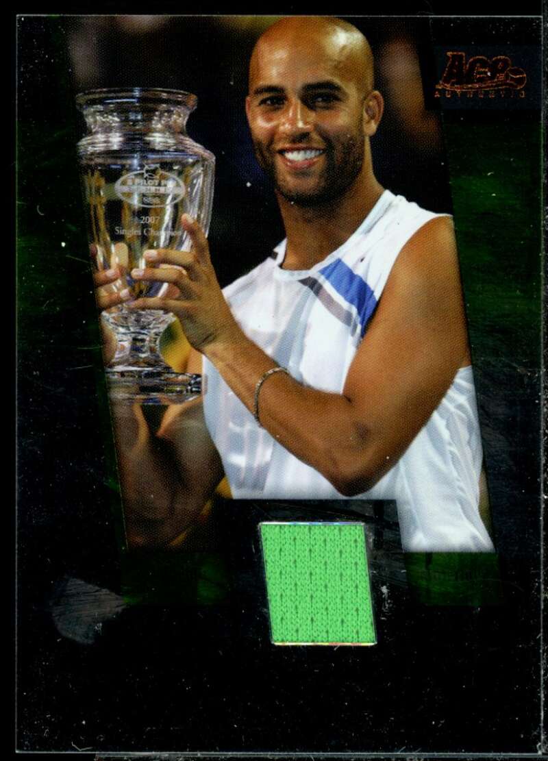 James Blake Card 2008 Ace Authentic Grand Slam Jerseys Bronze #JC8  Image 1