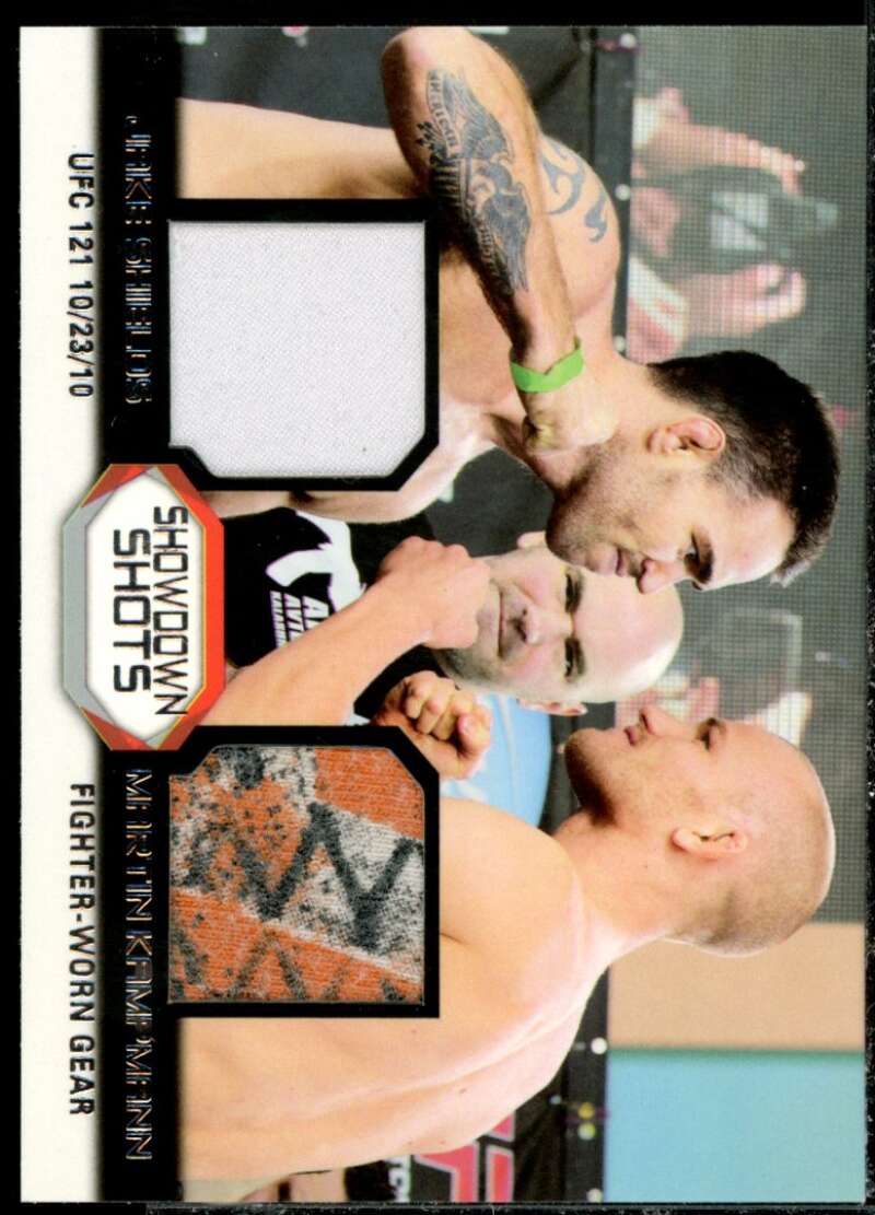 Shields/Kampmann Card 2011 UFC Moment of Truth Showdown Shots Relics #SSDRSK  Image 1