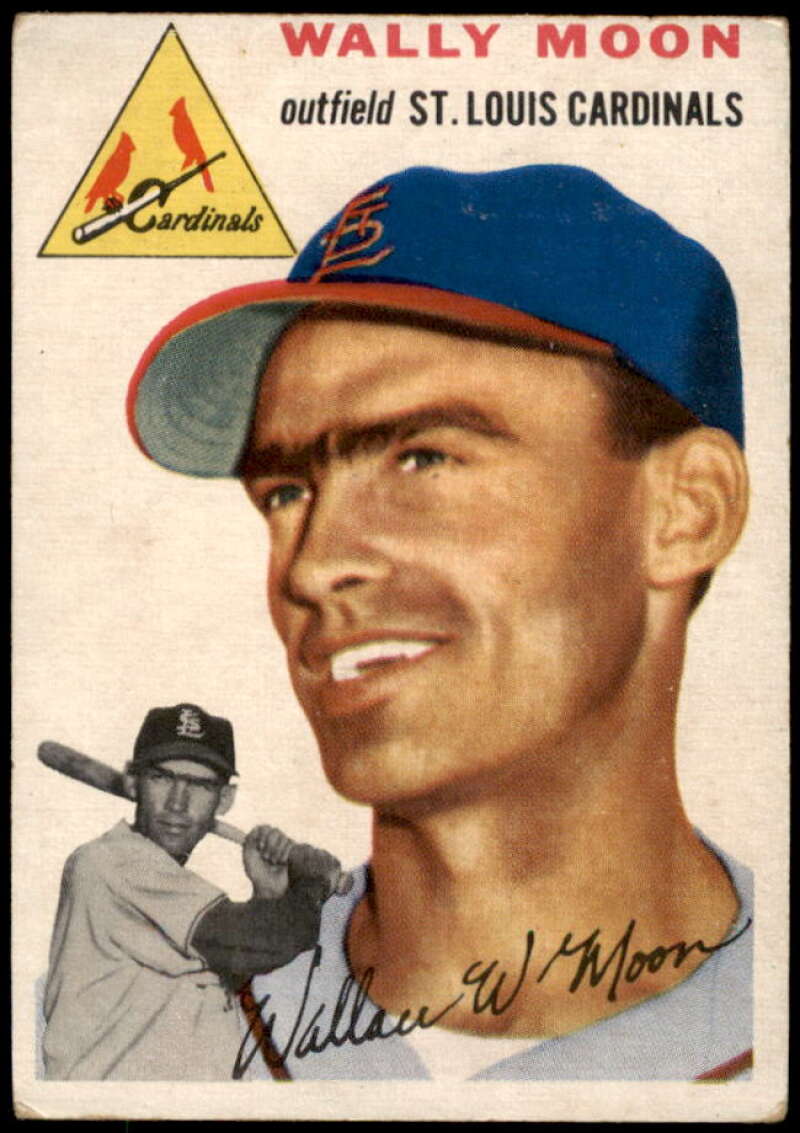 Wally Moon Rookie Card 1954 Topps #137 Image 1