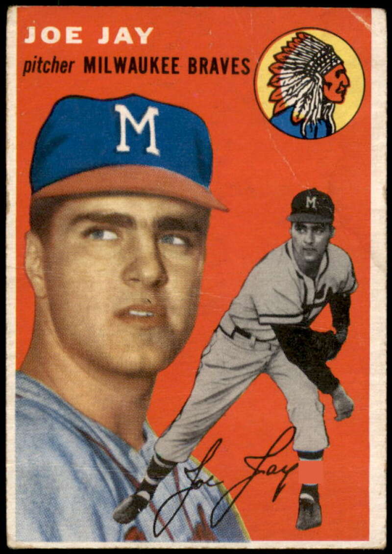Joe Jay Rookie Card 1954 Topps #141 Image 1