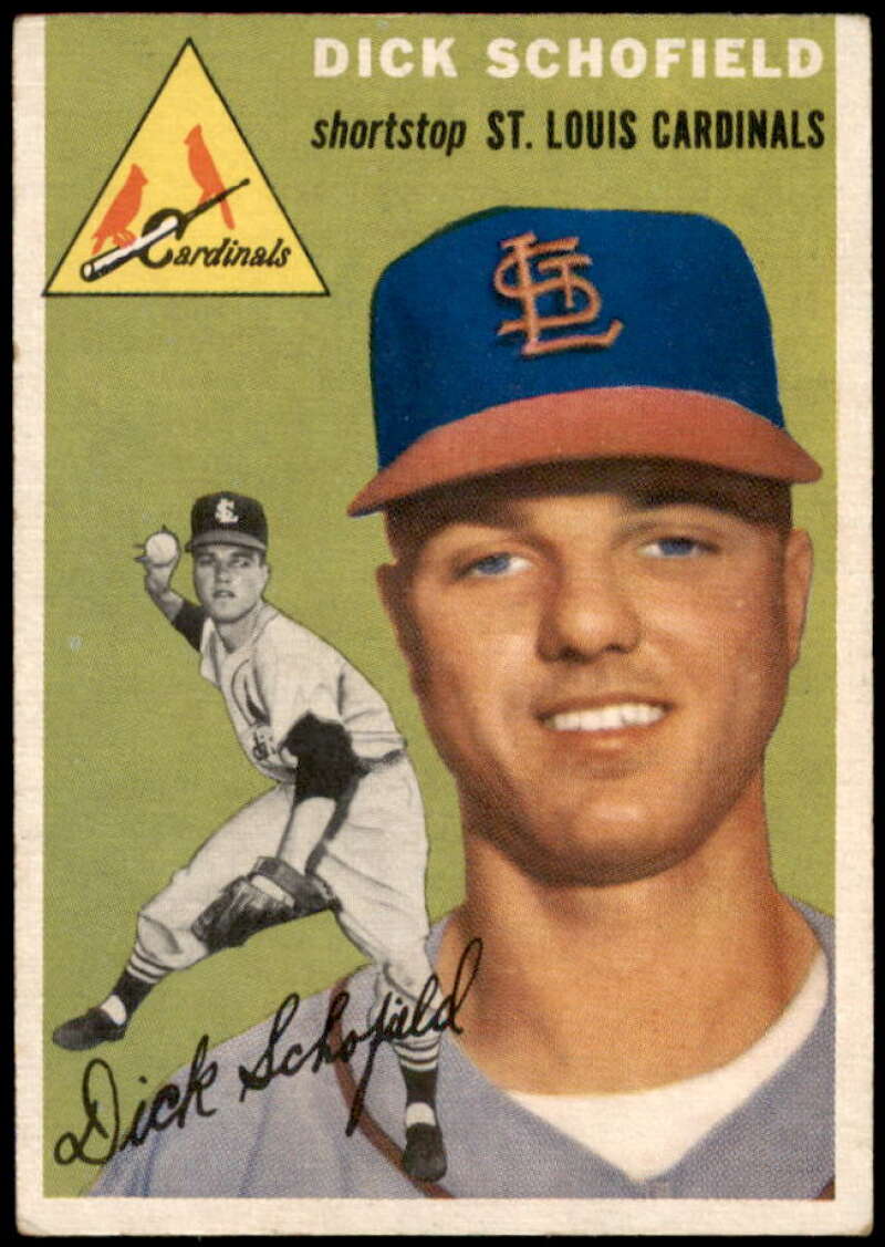 Dick Schofield Rookie Card  1954 Topps #191 Image 1