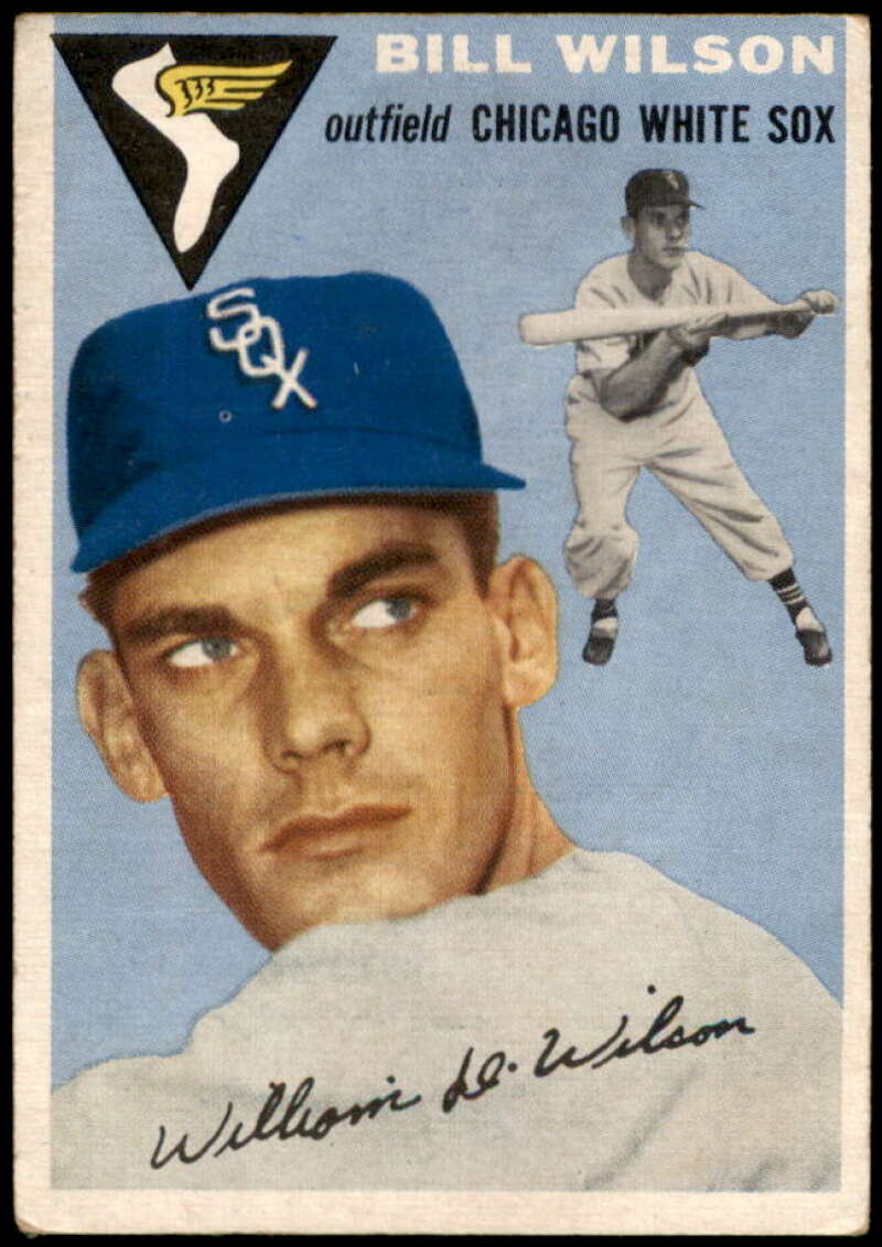 Bill Wilson Rookie Card 1954 Topps #222 Image 1