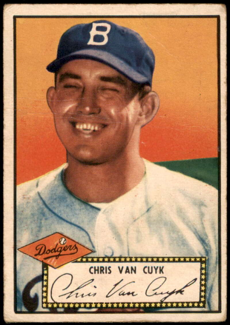 Chris Van Cuyk Card 1952 Topps #53 Image 1