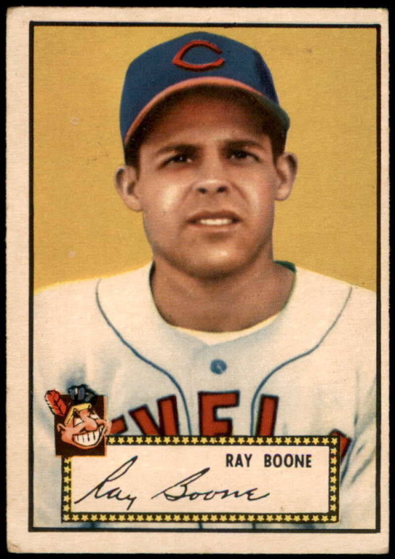 Ray Boone Card 1952 Topps #55 Image 1