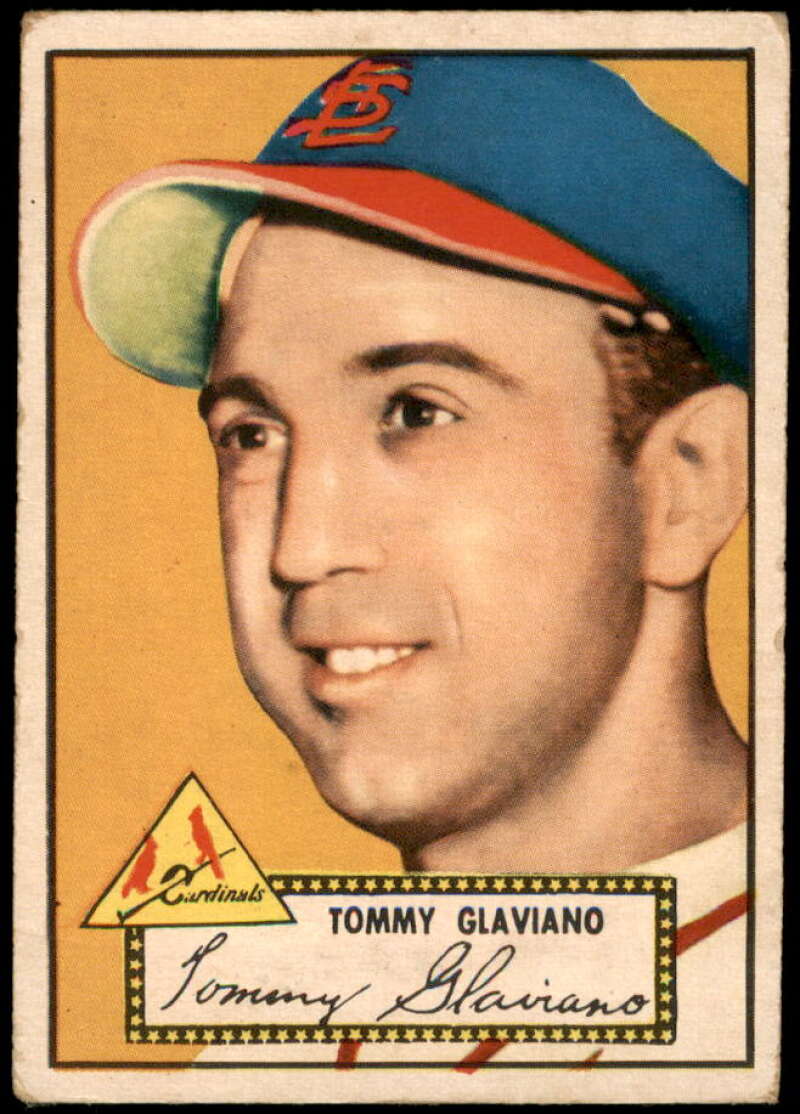 Tommy Glaviano Card 1952 Topps #56 Image 1