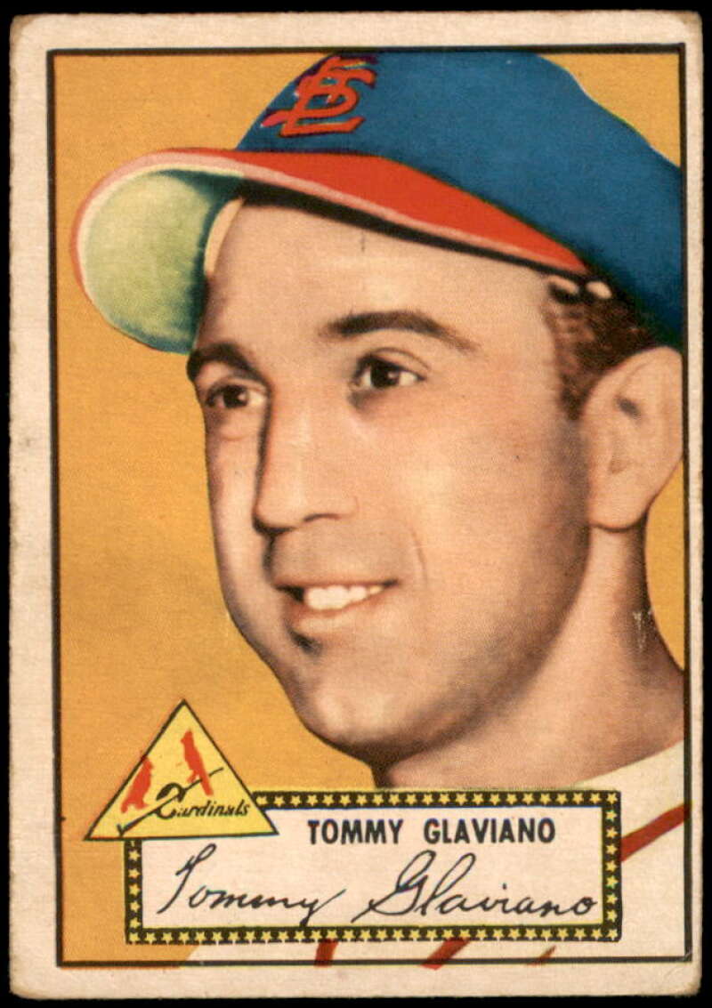 Tommy Glaviano Card 1952 Topps #56 Image 1