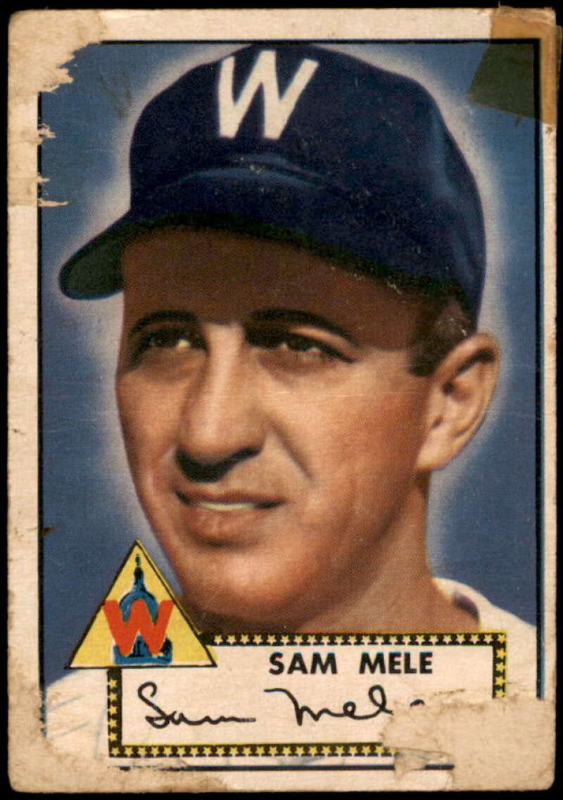 Sam Mele Card 1952 Topps #94 Image 1