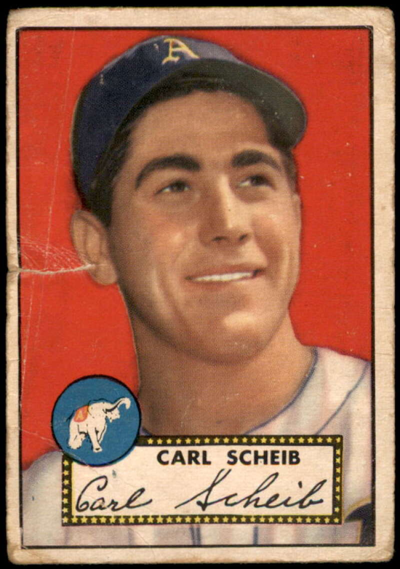 Carl Scheib Card 1952 Topps #116 Image 1