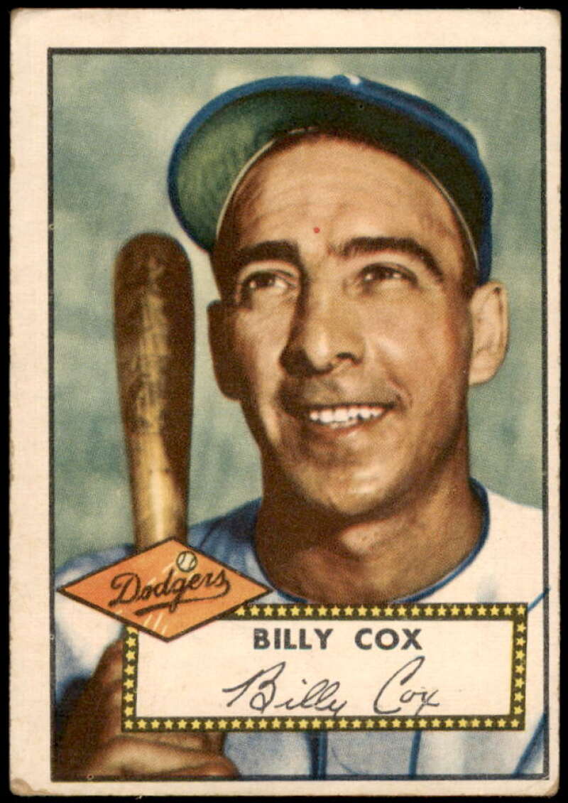 Billy Cox Card 1952 Topps #232 Image 1