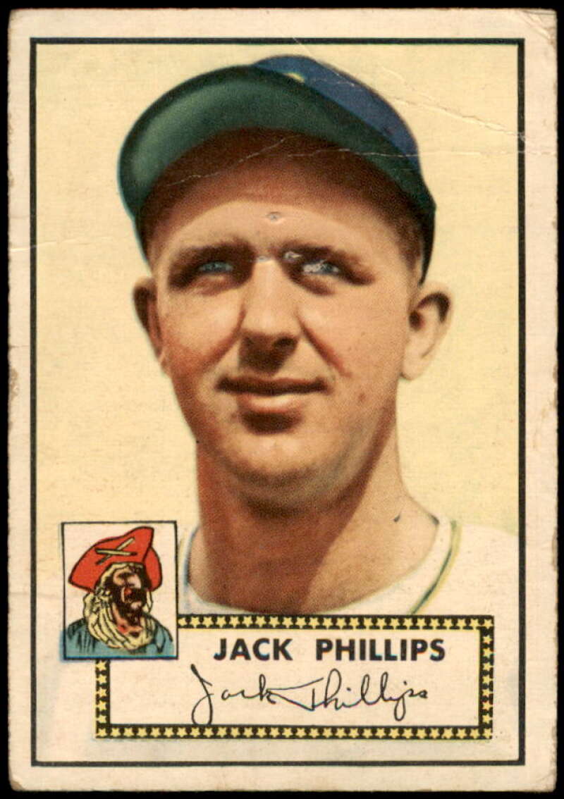 Jack Phillips Rookie Card 1952 Topps #240 Image 1