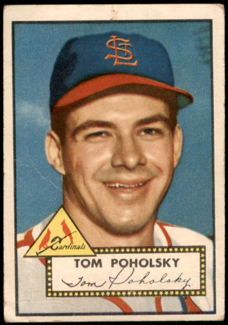 Tom Poholsky Rookie Card 1952 Topps #242 Image 1