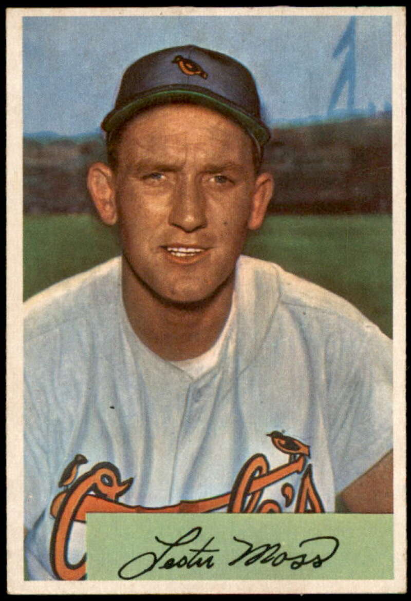 Les Moss Card 1954 Bowman #181 Image 1