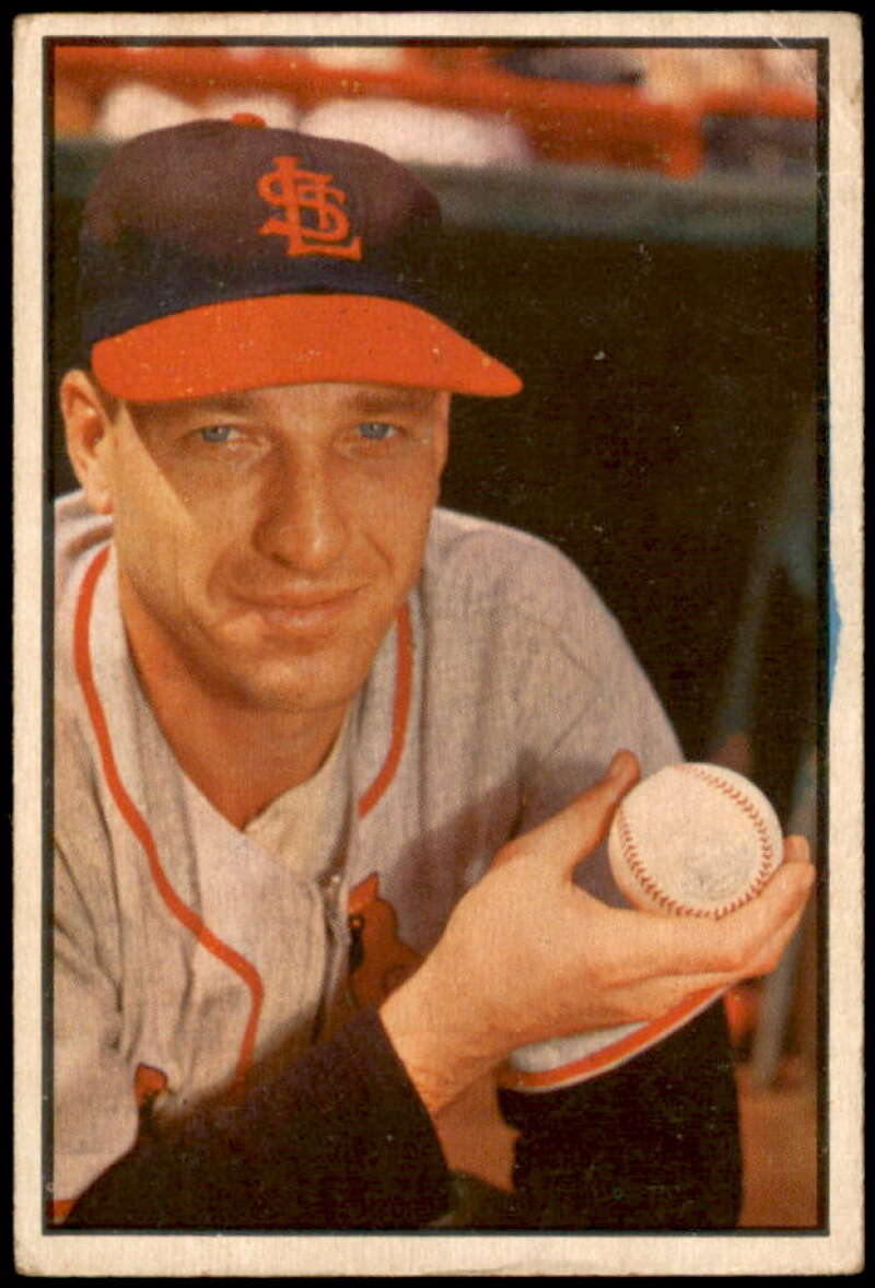 Jerry Staley Card 1953 Bowman Color #17 Image 1