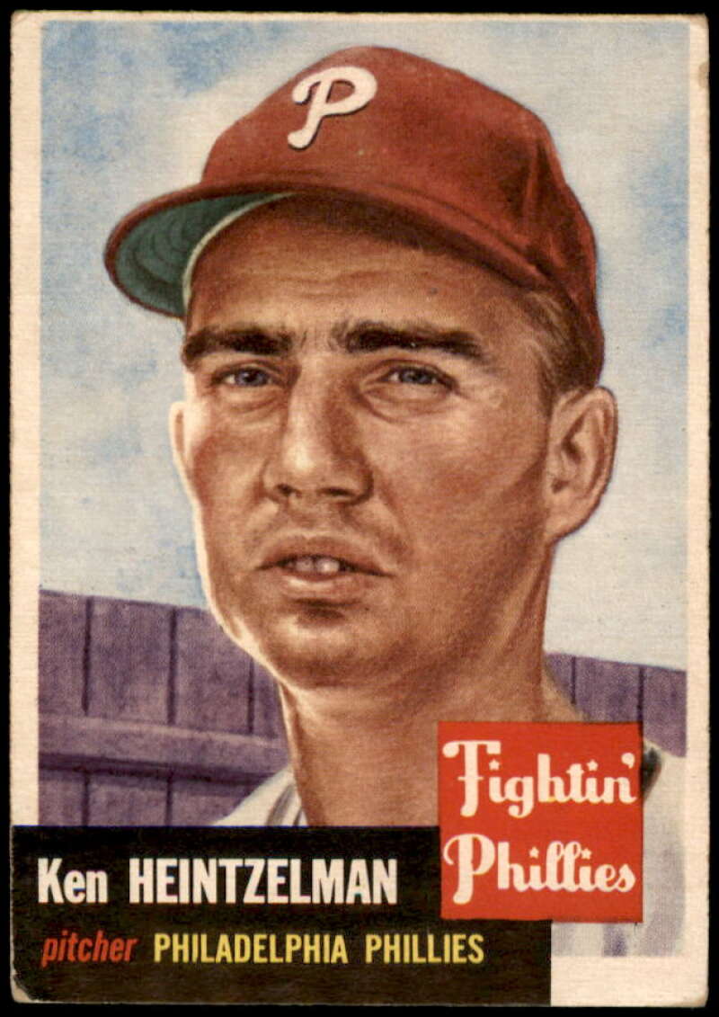 Ken Heintzelman Card 1953 Topps #136 Image 1