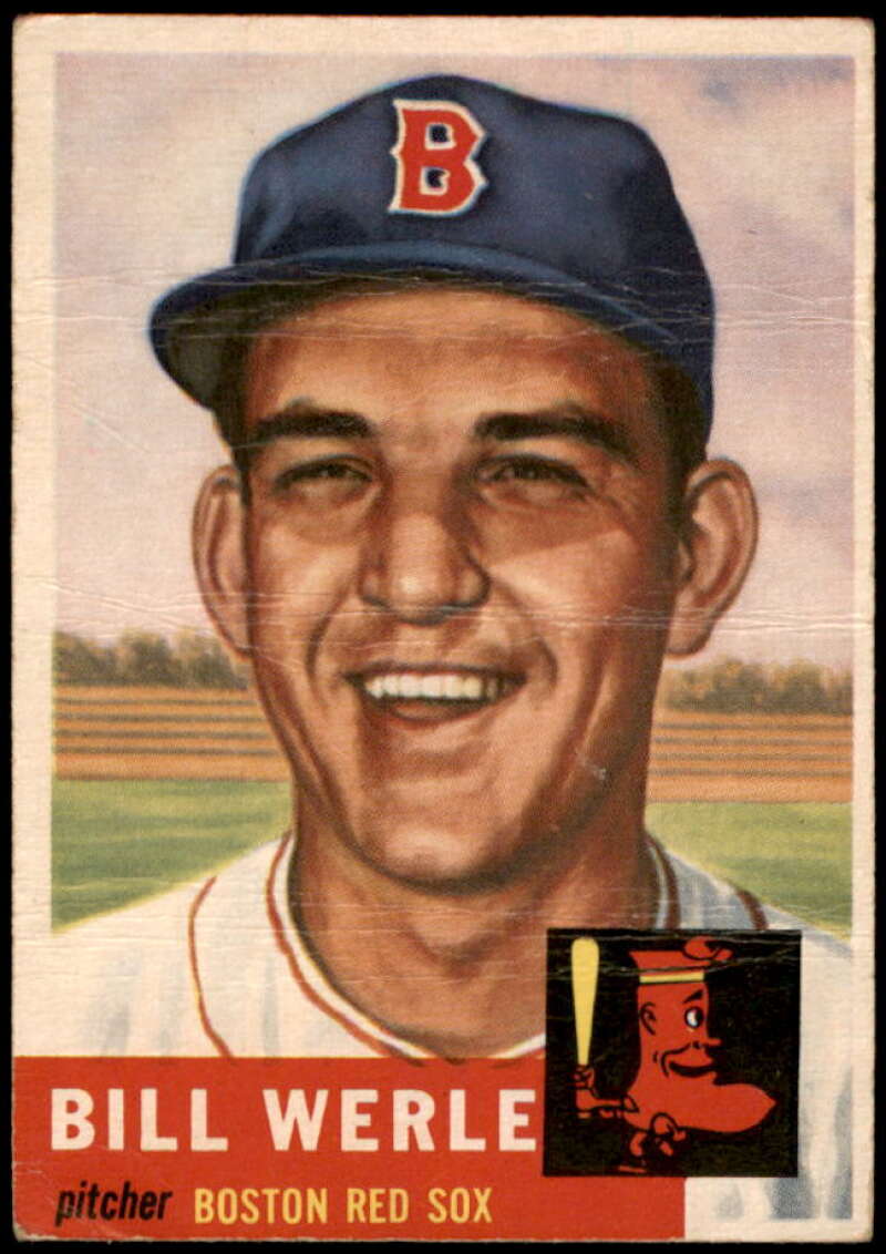 Bill Werle Card 1953 Topps #170 Image 1