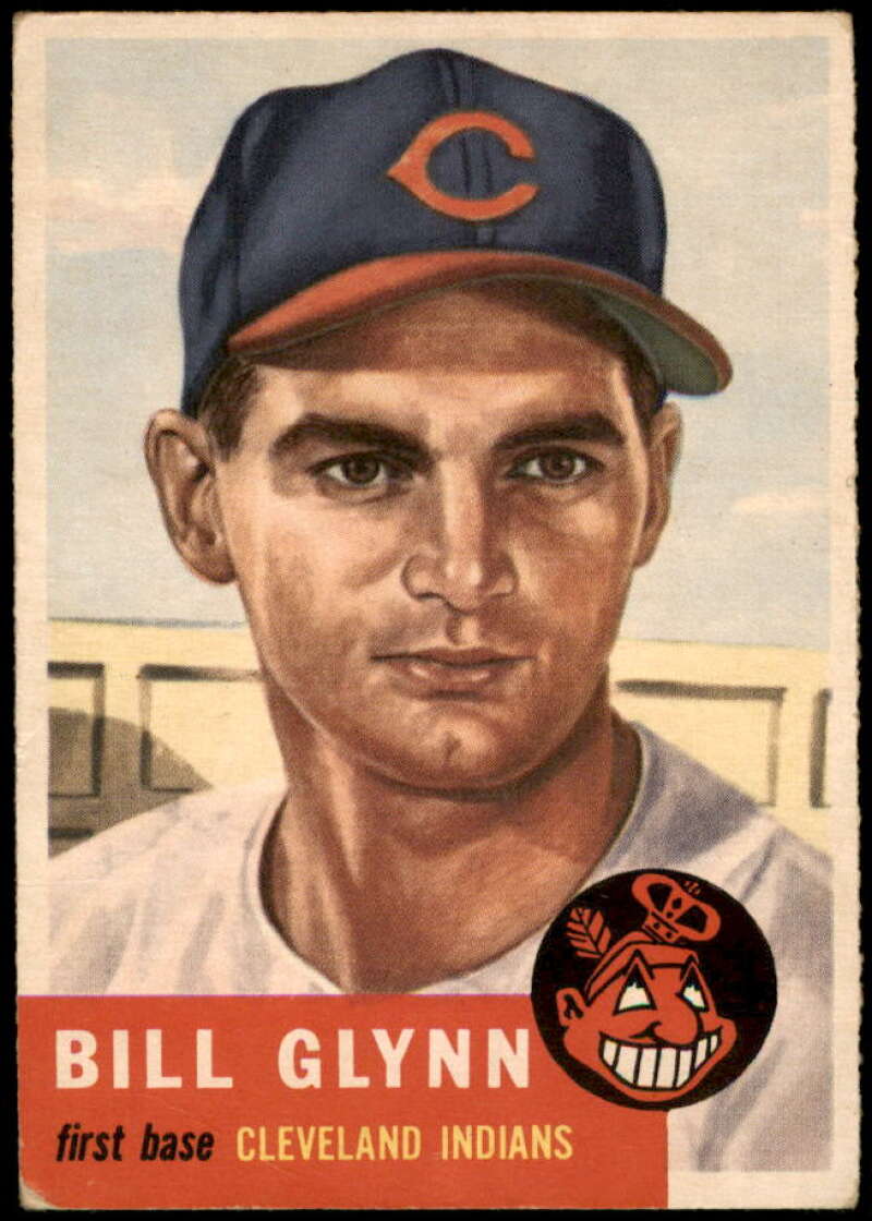 Bill Glynn Rookie Card 1953 Topps #171 Image 1