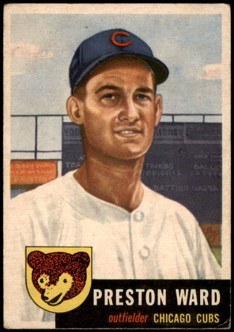 Preston Ward Card 1953 Topps #173 Image 1