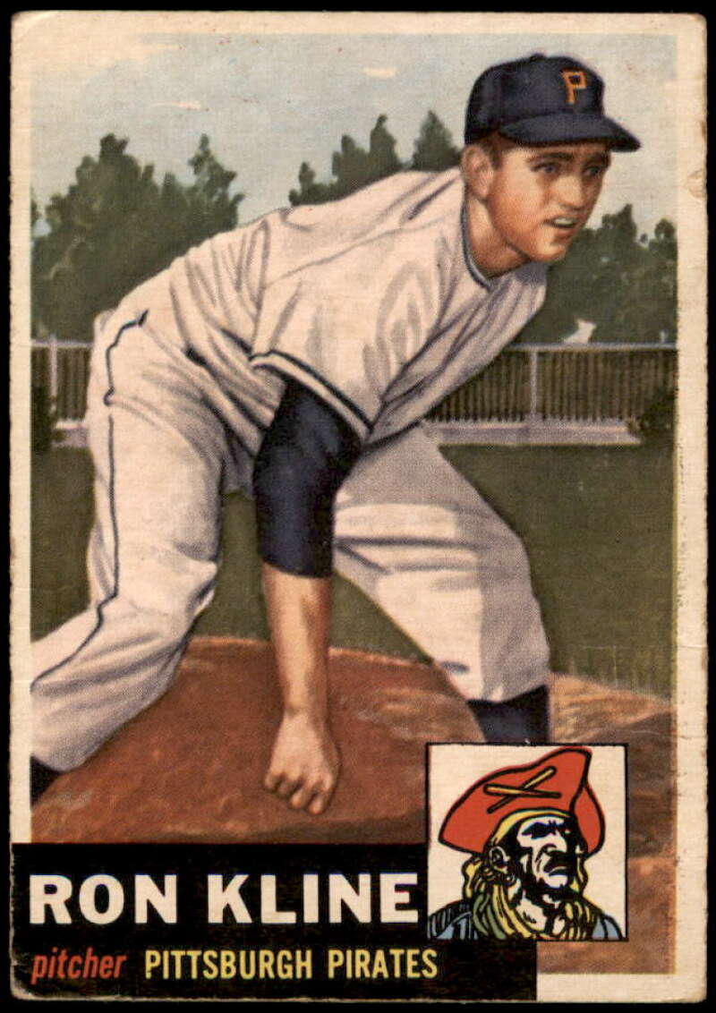 Ron Kline Rookie Card 1953 Topps #175 Image 1