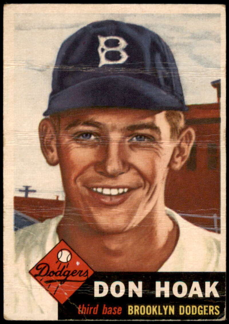Don Hoak Rookie Card 1953 Topps #176 Image 1