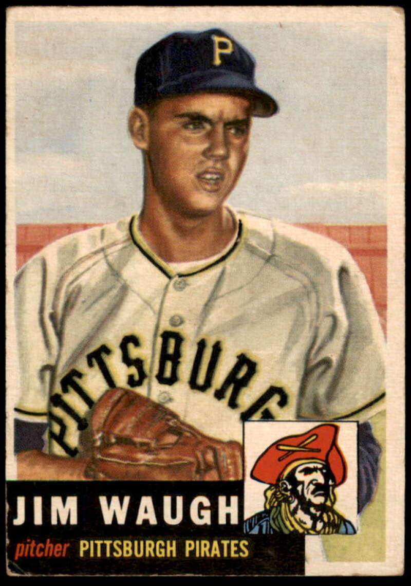 Jim Waugh Rookie Card 1953 Topps #178 Image 1