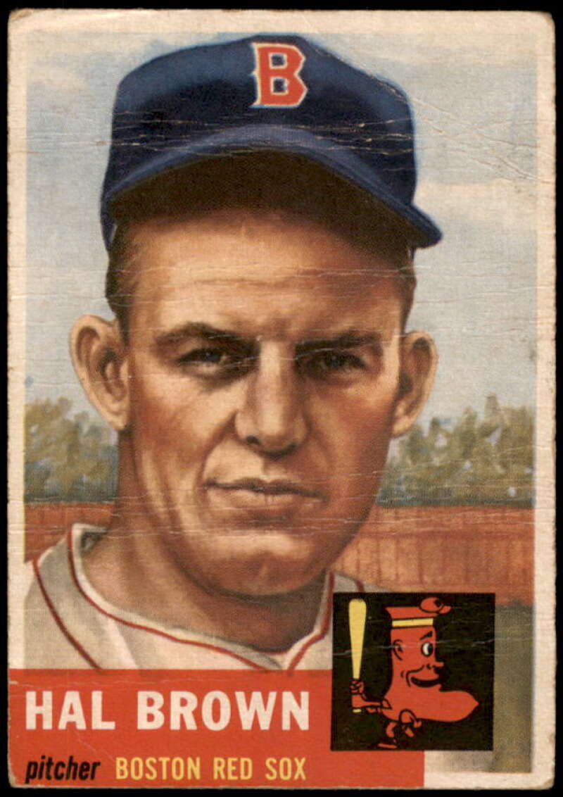 Hal Brown Rookie Card 1953 Topps #184 Image 1