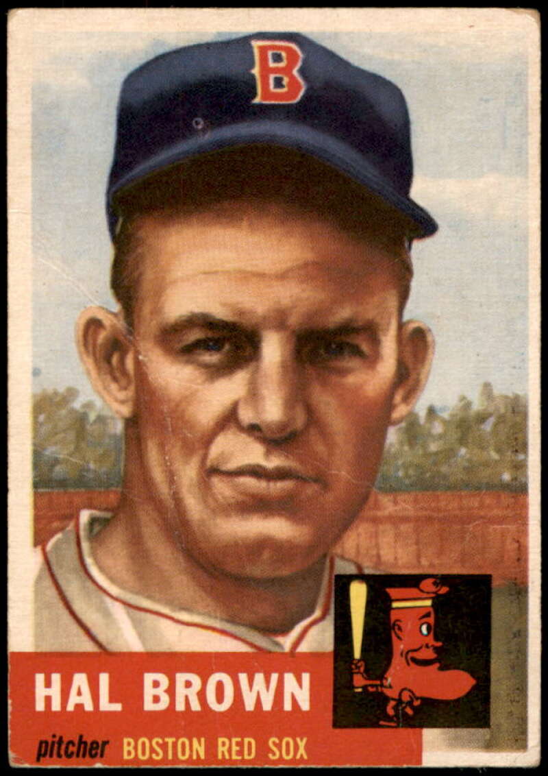 Hal Brown Rookie Card 1953 Topps #184 Image 1