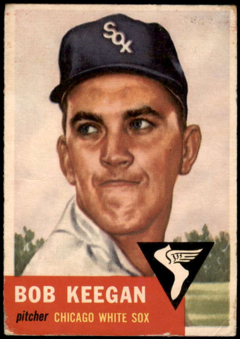 Bob Keegan Rookie Card 1953 Topps #196 Image 1