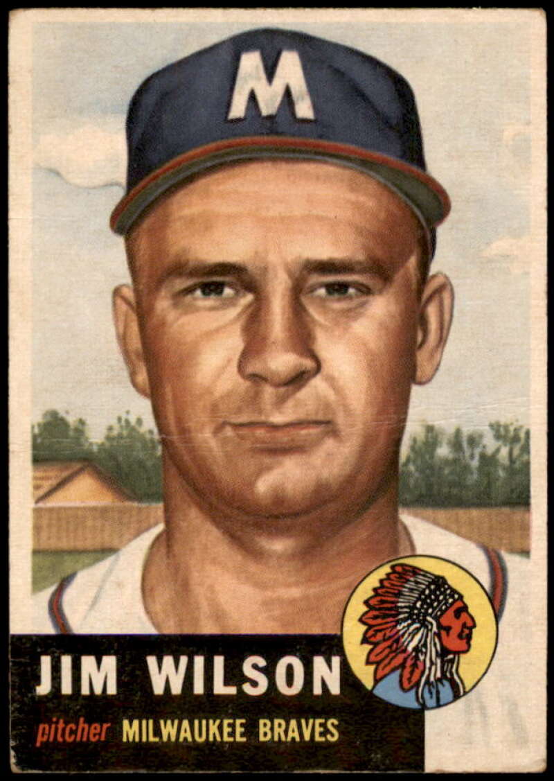 Jim Wilson Card 1953 Topps #208 Image 1
