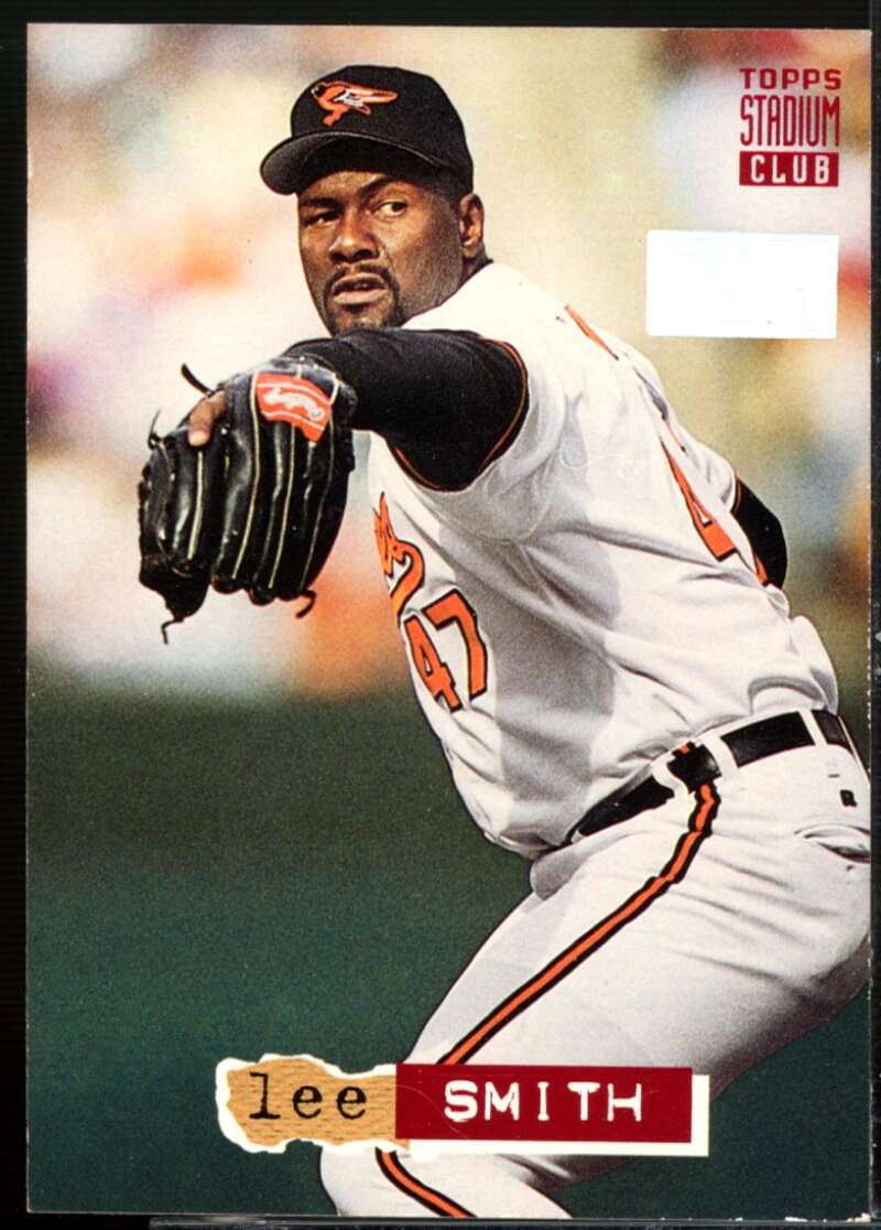 Lee Smith Card 1994 Stadium Club First Day Issue #605  Image 1