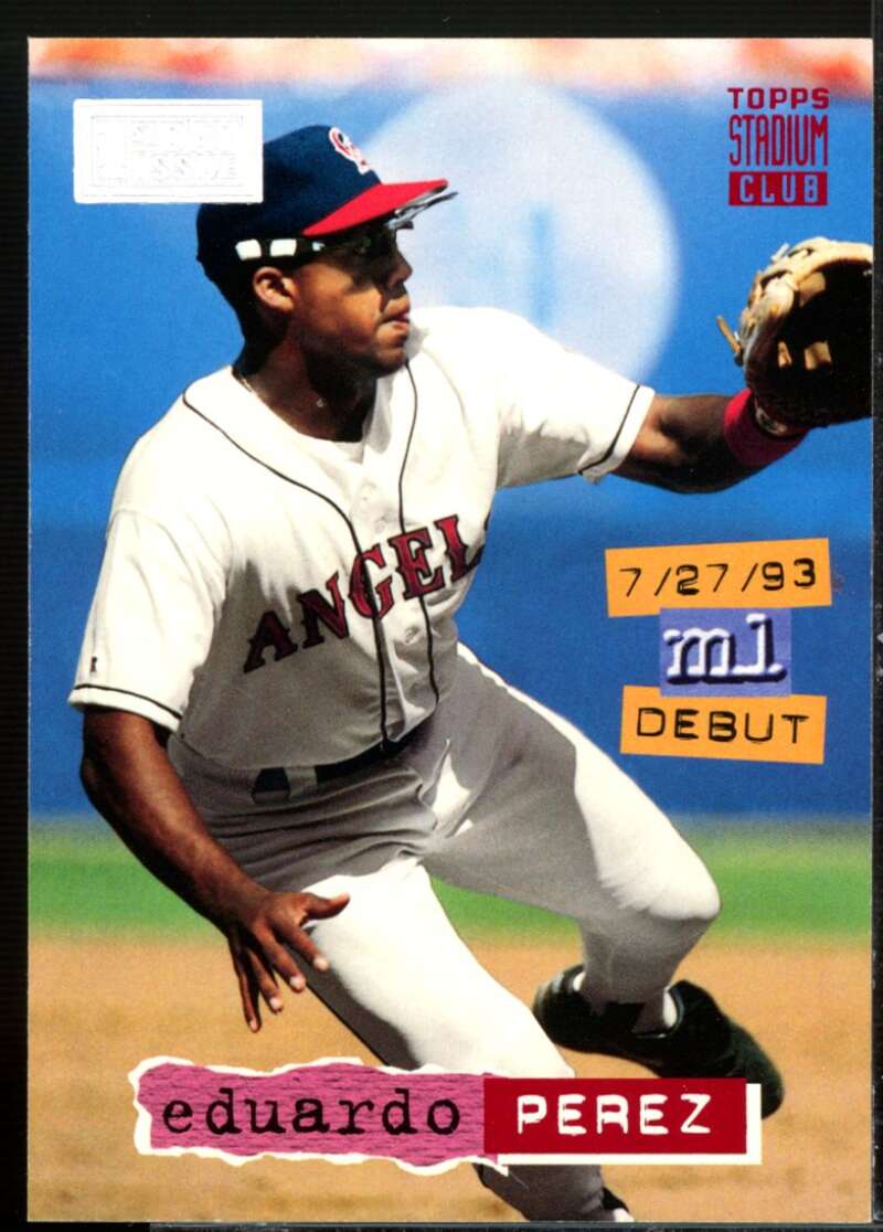 Eduardo Perez Card 1994 Stadium Club First Day Issue #189  Image 1