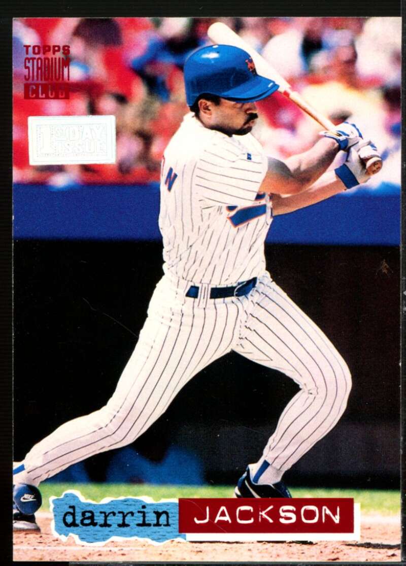 Darrin Jackson Card 1994 Stadium Club First Day Issue #157  Image 1